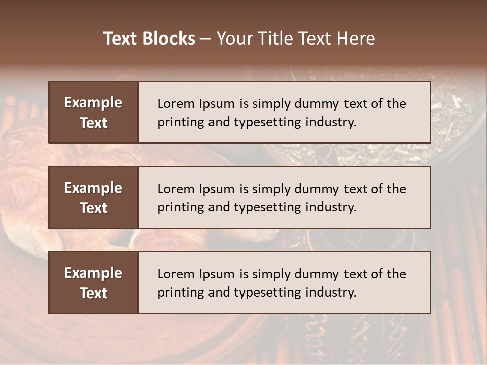 White Habit Crust PowerPoint Template