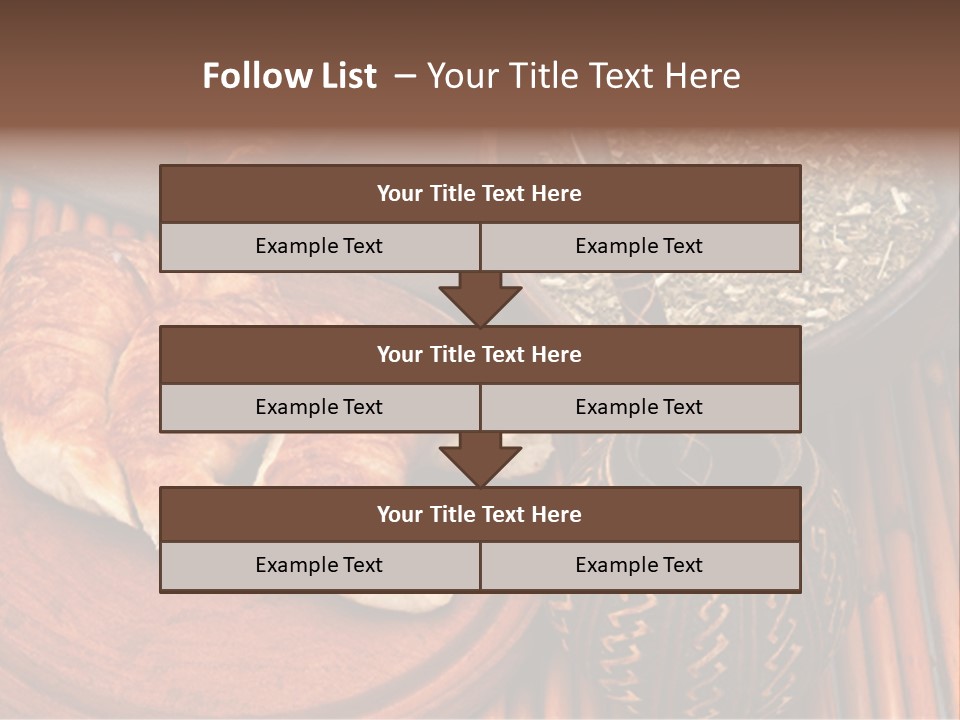 White Habit Crust PowerPoint Template
