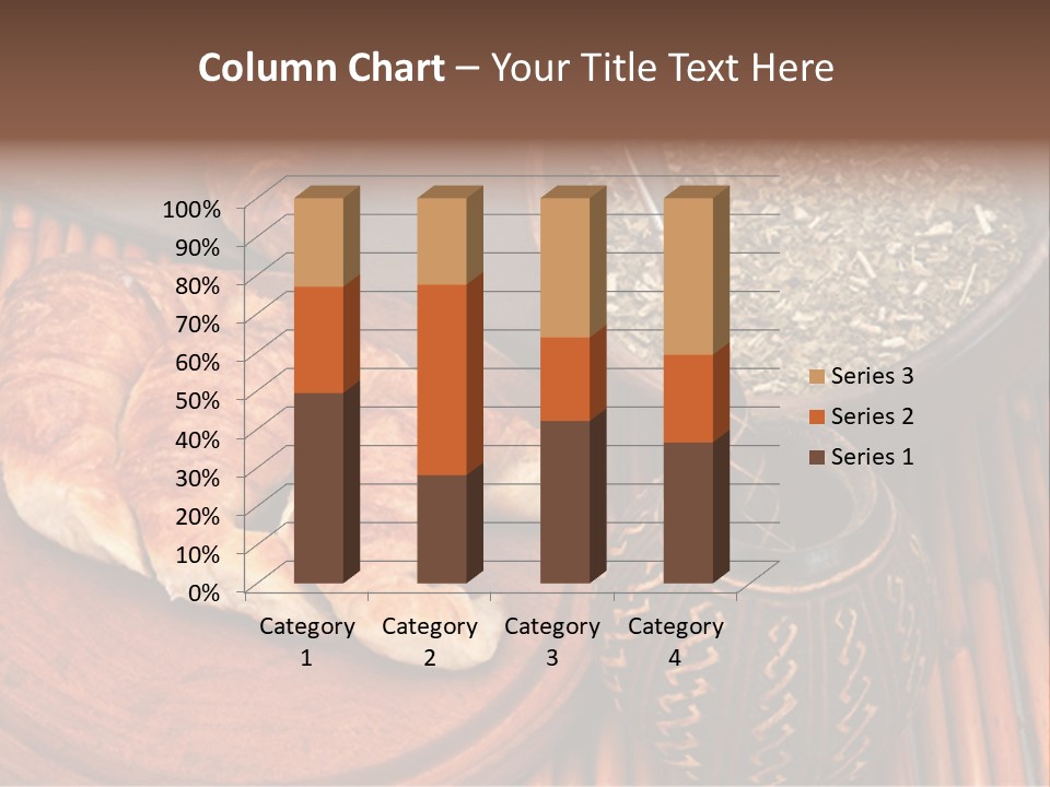White Habit Crust PowerPoint Template