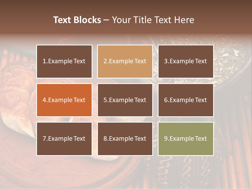 White Habit Crust PowerPoint Template