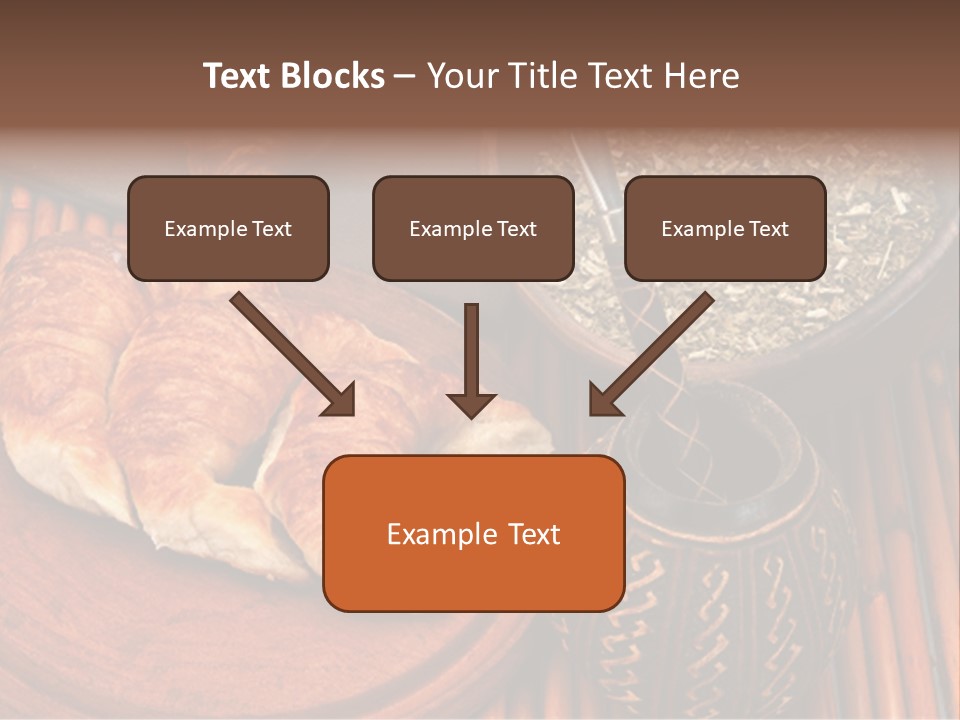White Habit Crust PowerPoint Template