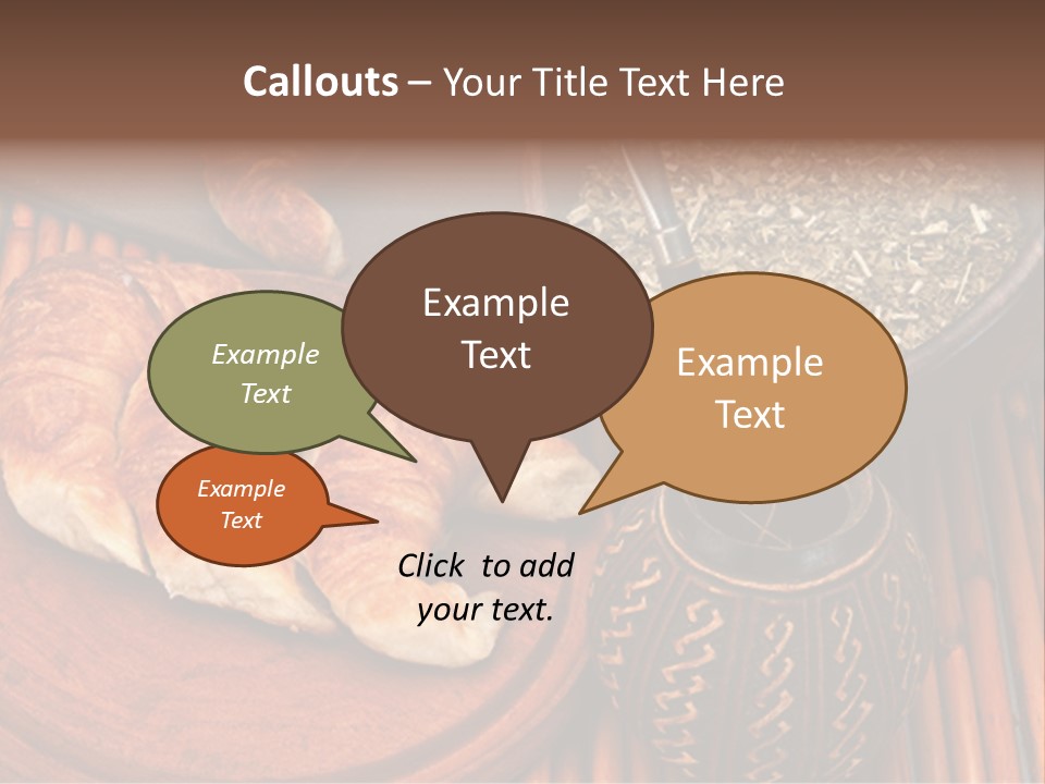 White Habit Crust PowerPoint Template