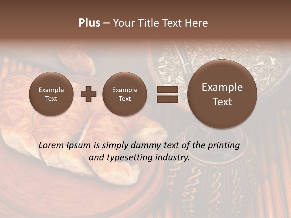 White Habit Crust PowerPoint Template