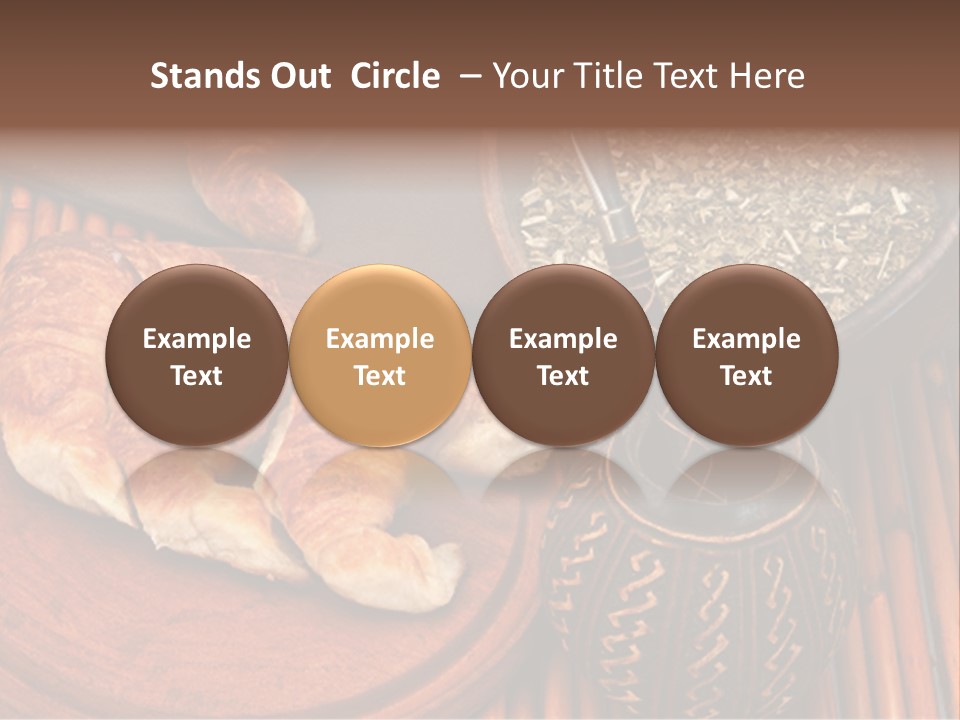 White Habit Crust PowerPoint Template