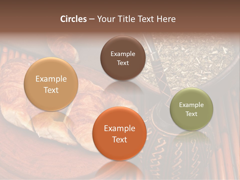 White Habit Crust PowerPoint Template