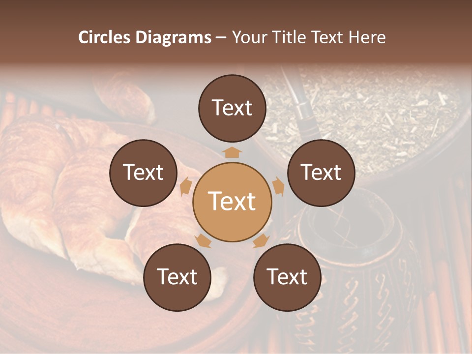 White Habit Crust PowerPoint Template