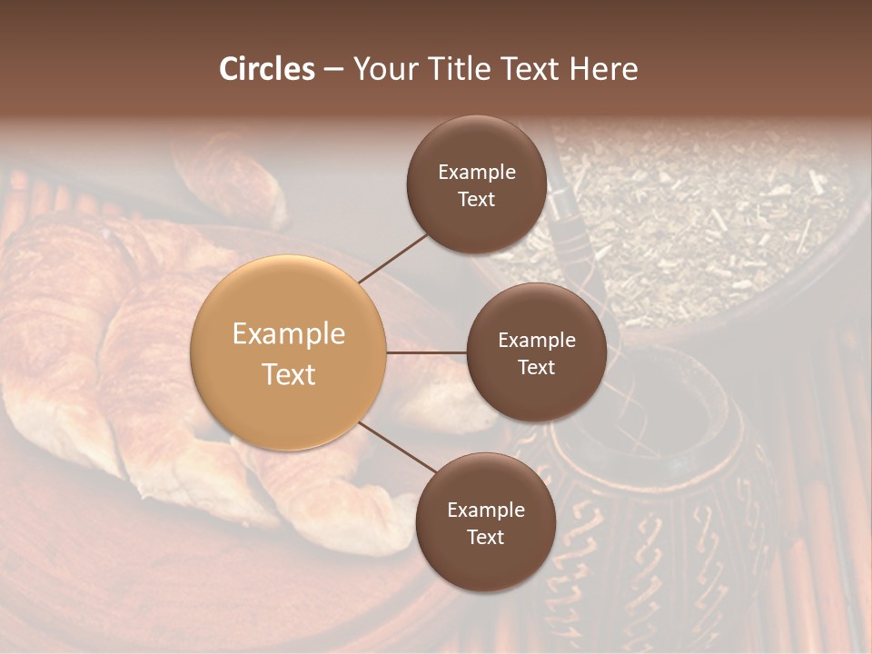 White Habit Crust PowerPoint Template