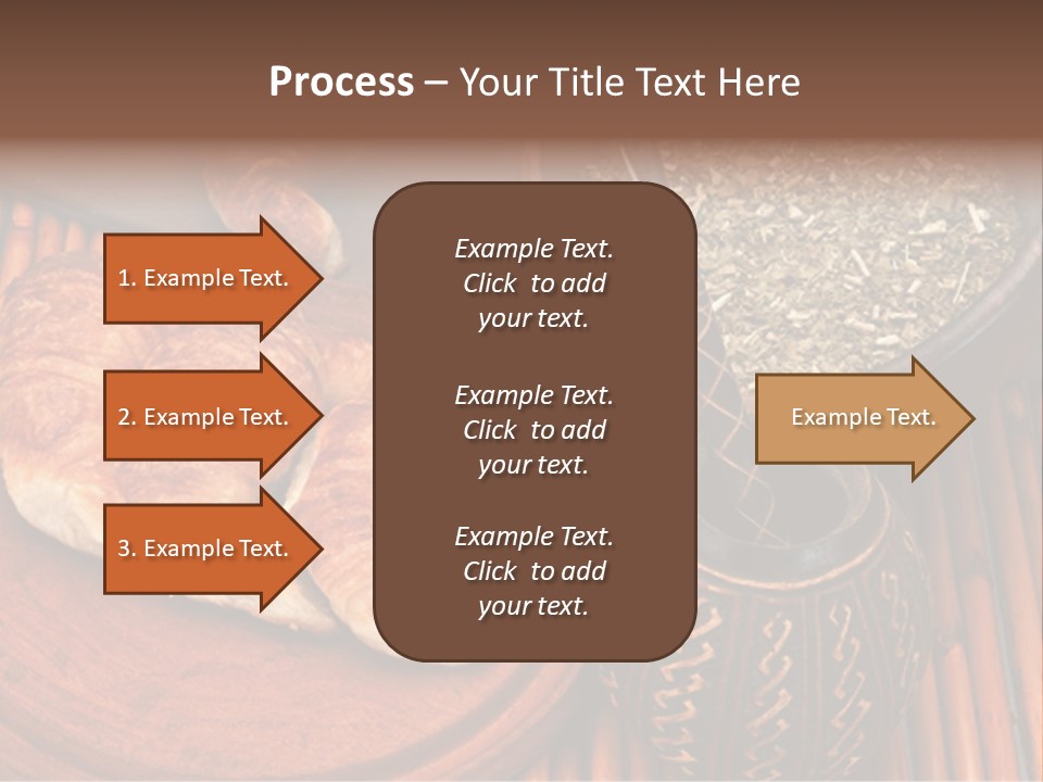 White Habit Crust PowerPoint Template