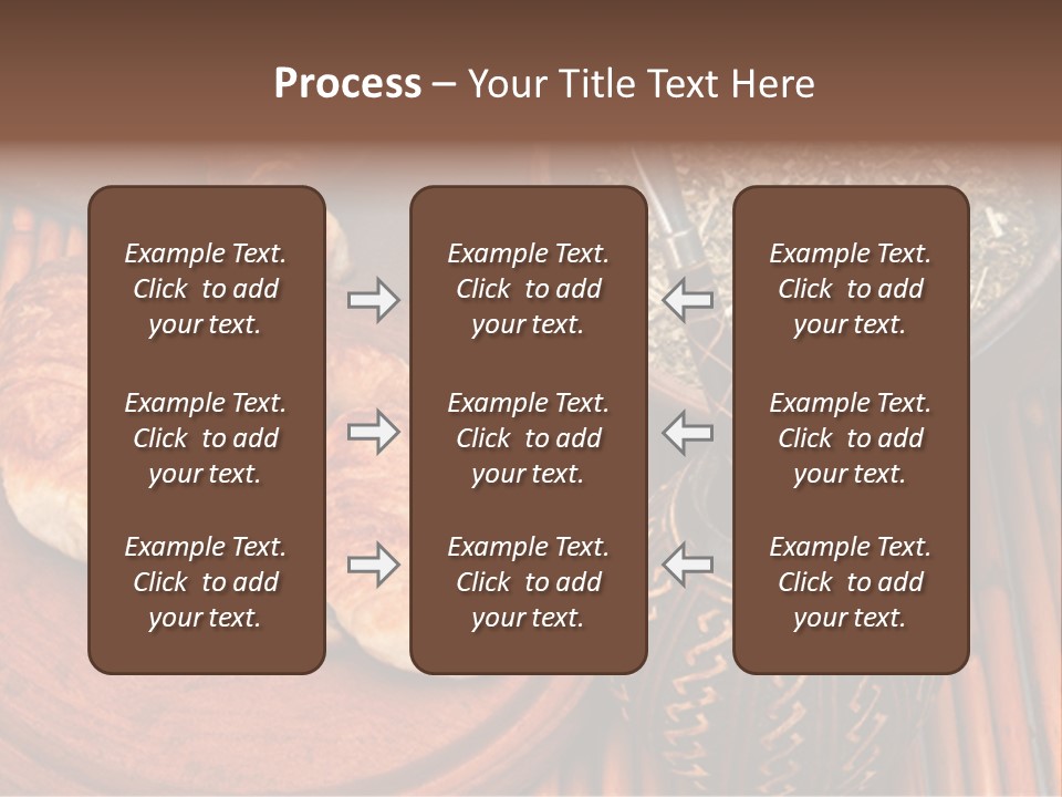 White Habit Crust PowerPoint Template