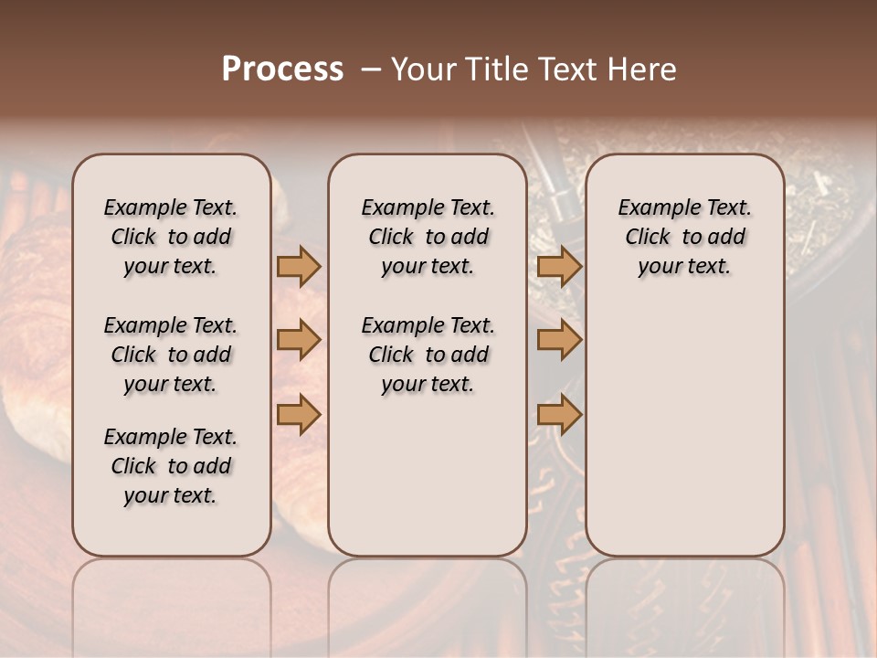 White Habit Crust PowerPoint Template