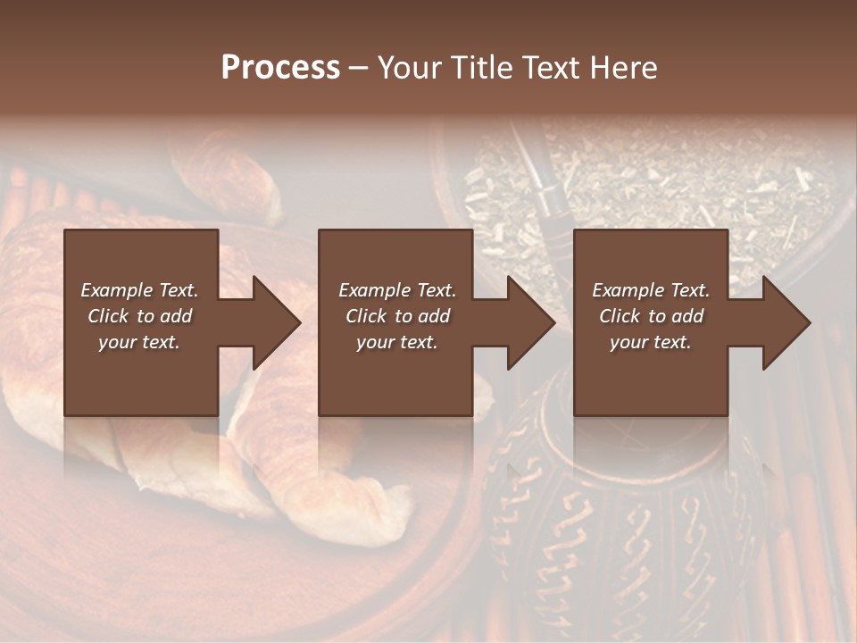 White Habit Crust PowerPoint Template