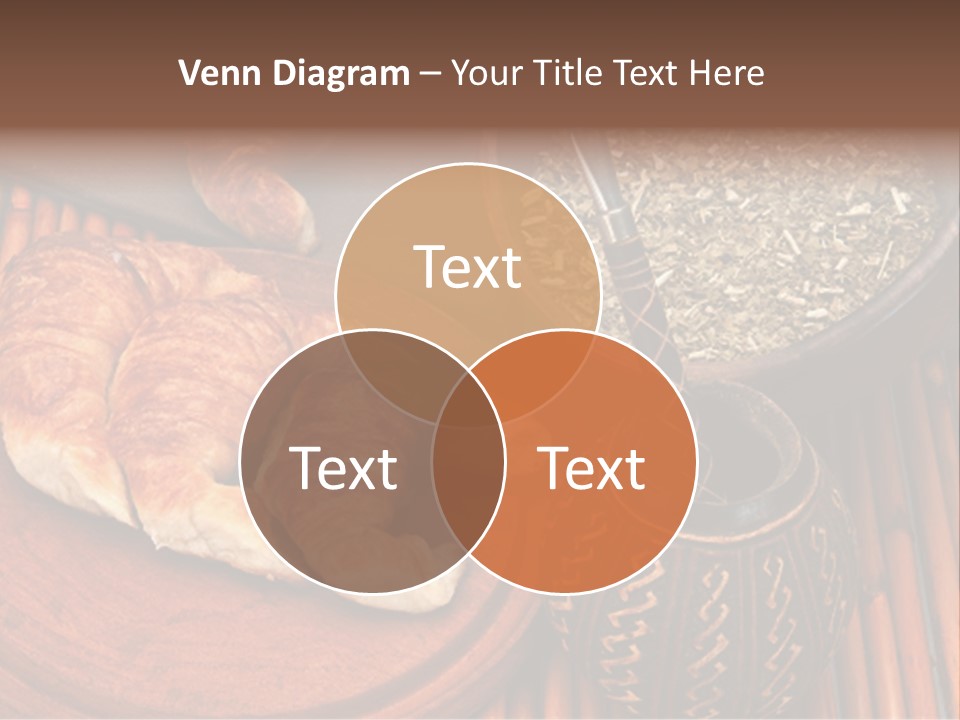 White Habit Crust PowerPoint Template