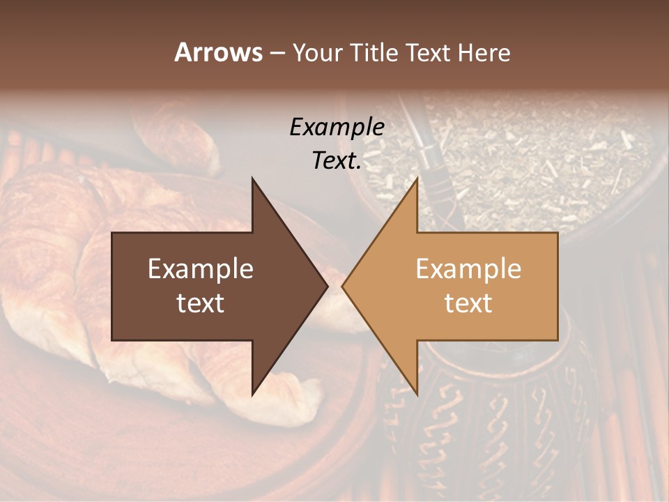 White Habit Crust PowerPoint Template