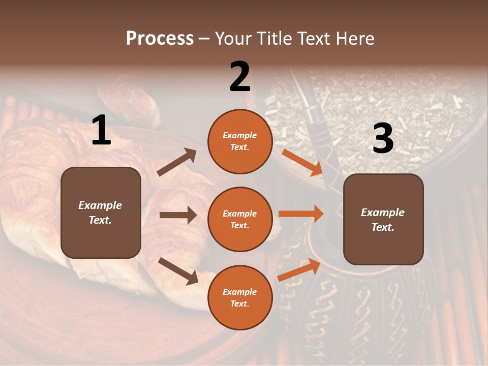 White Habit Crust PowerPoint Template