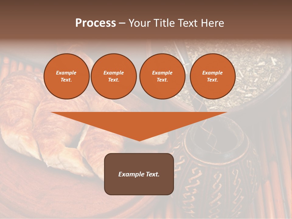 White Habit Crust PowerPoint Template