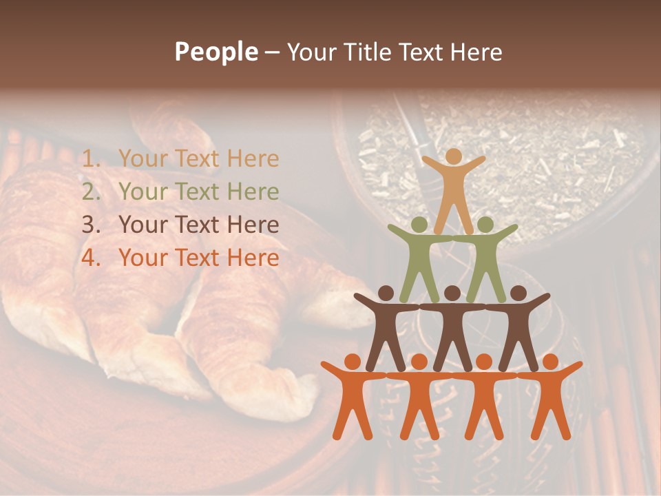 White Habit Crust PowerPoint Template