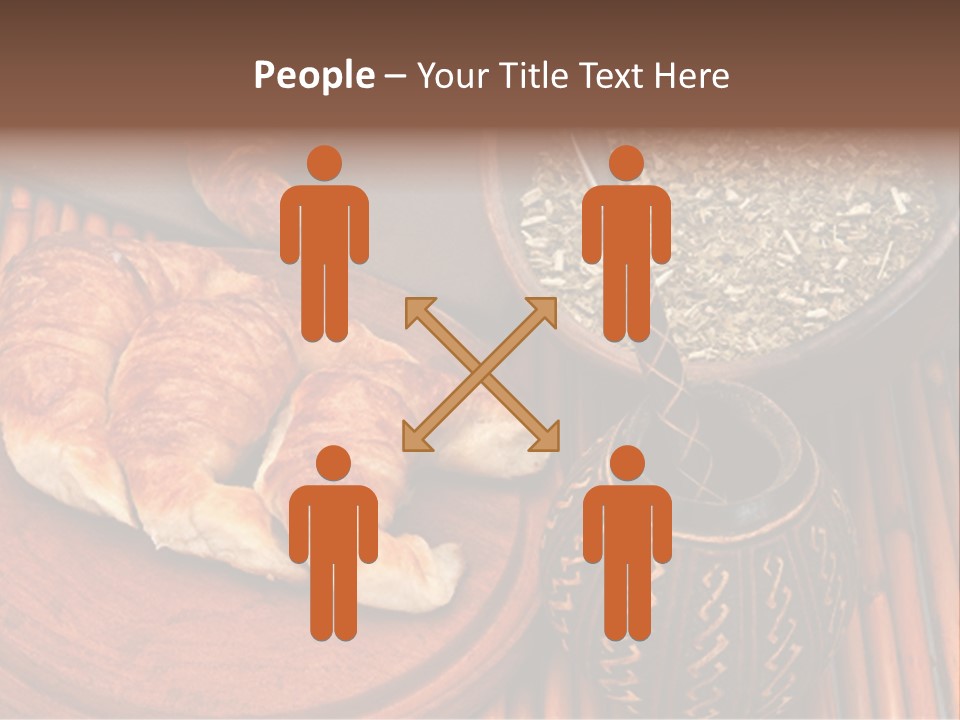 White Habit Crust PowerPoint Template