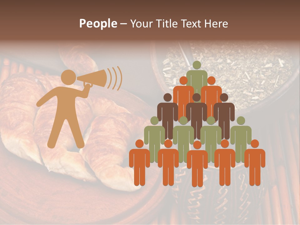 White Habit Crust PowerPoint Template