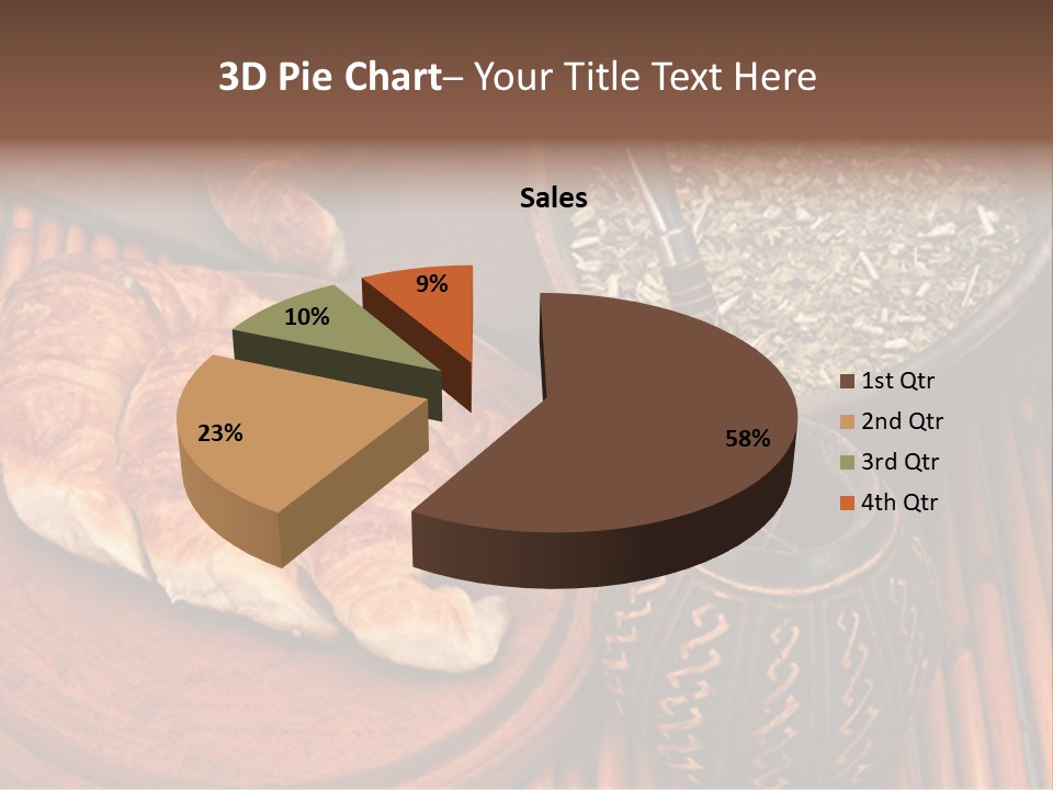 White Habit Crust PowerPoint Template