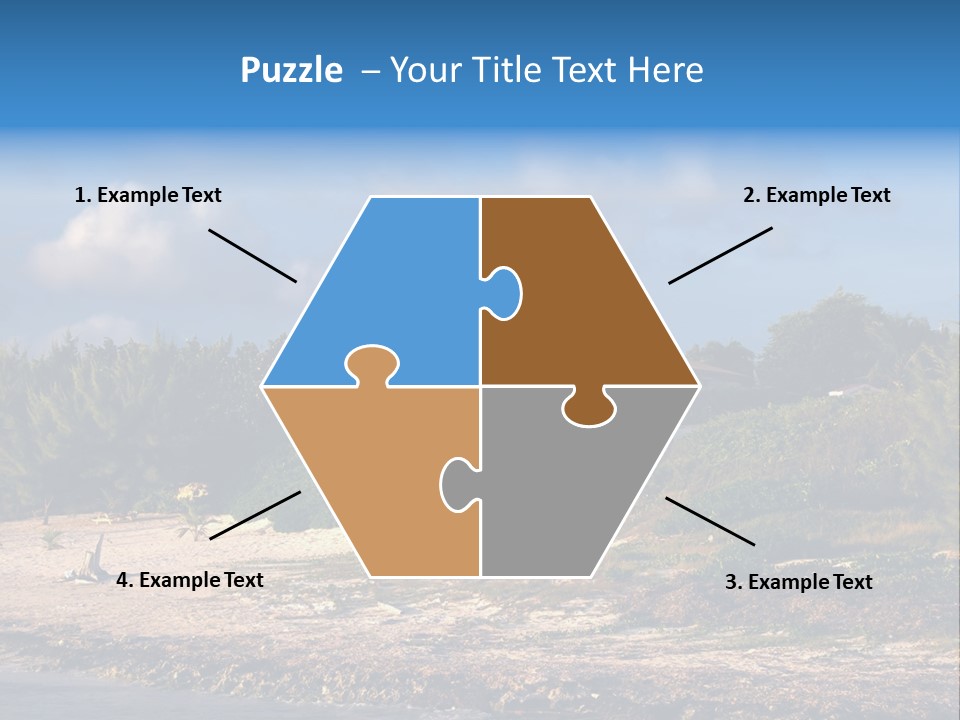 Detached House Coast PowerPoint Template