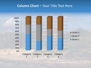 Detached House Coast PowerPoint Template