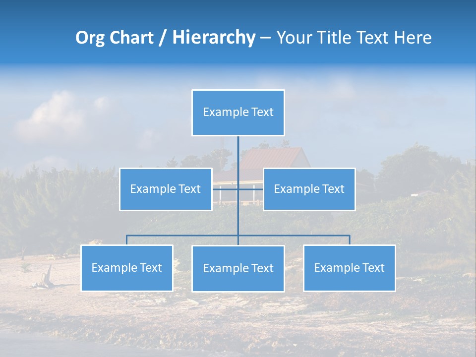 Detached House Coast PowerPoint Template