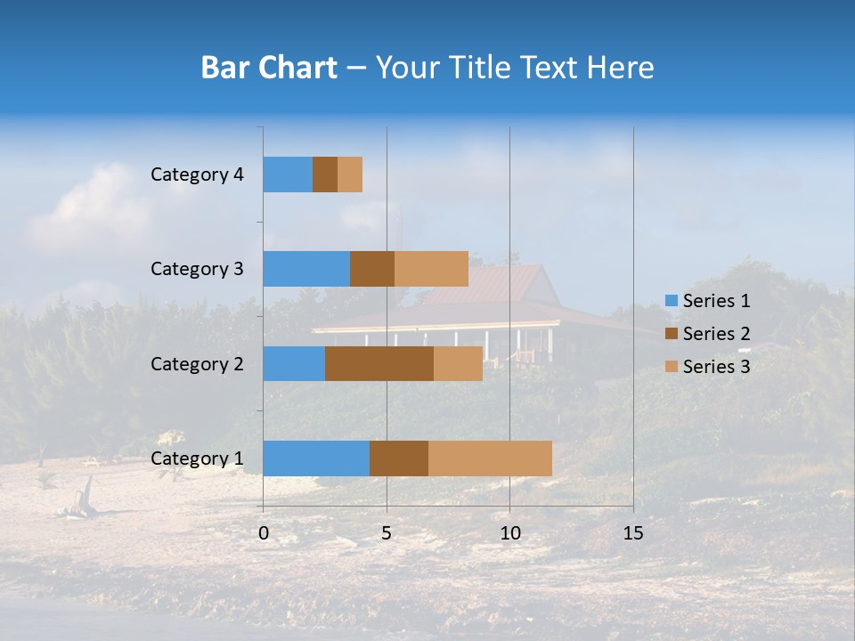 Detached House Coast PowerPoint Template