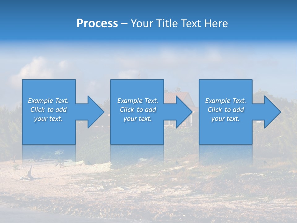 Detached House Coast PowerPoint Template