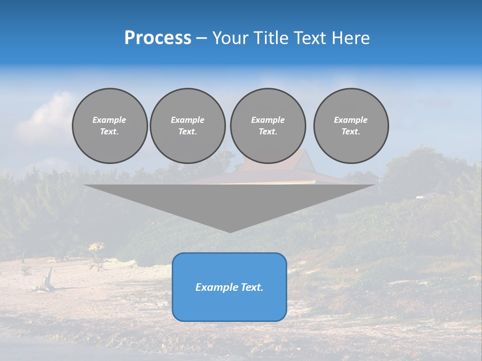 Detached House Coast PowerPoint Template