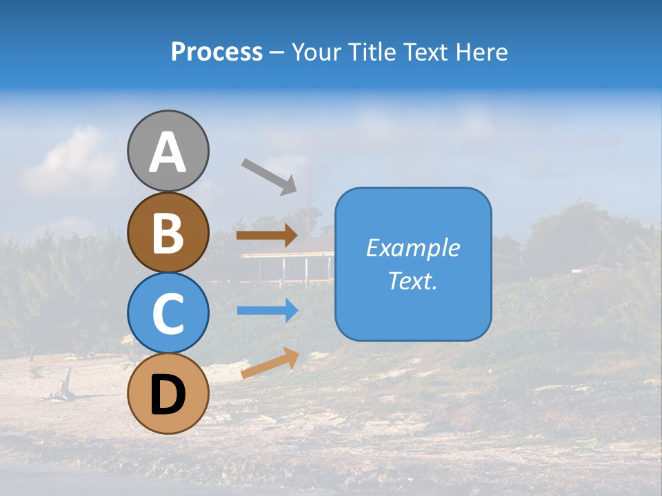 Detached House Coast PowerPoint Template