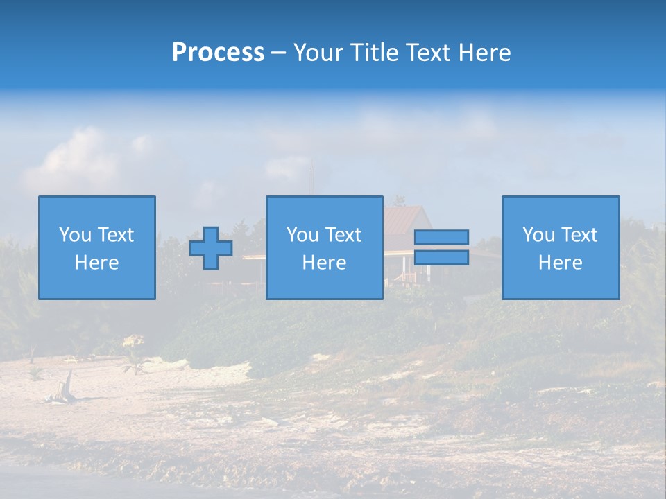 Detached House Coast PowerPoint Template