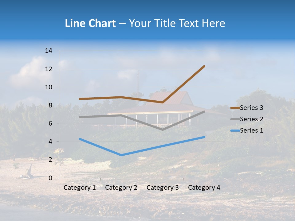 Detached House Coast PowerPoint Template