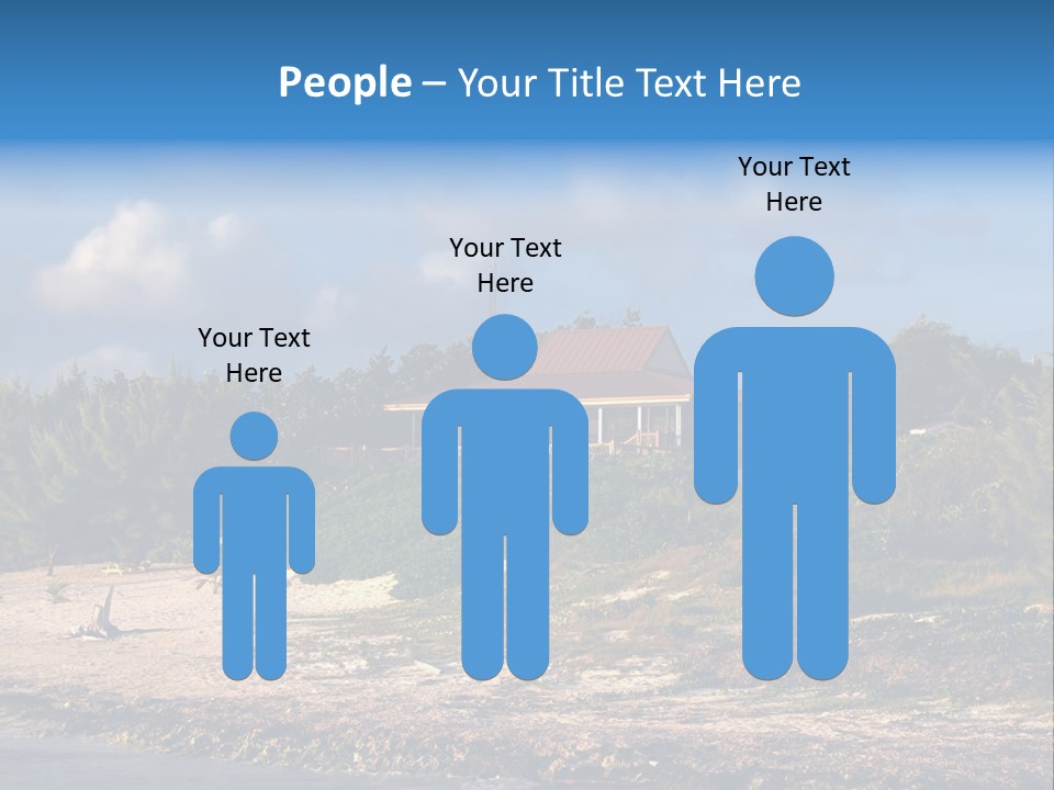 Detached House Coast PowerPoint Template