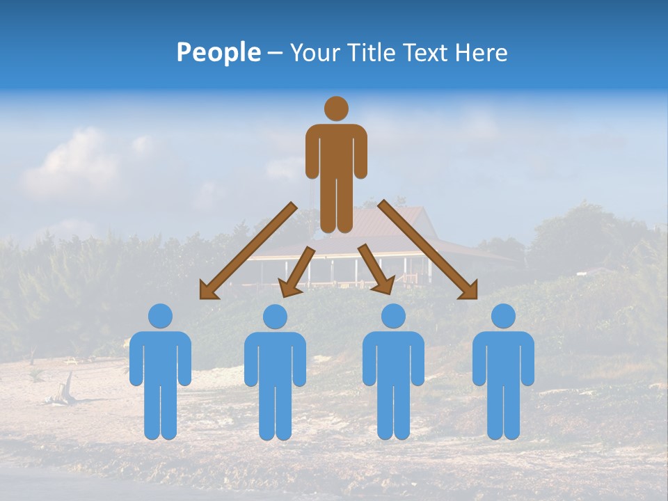 Detached House Coast PowerPoint Template