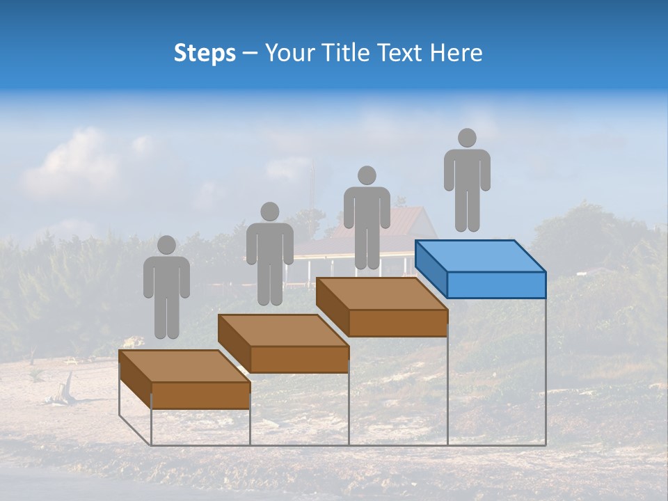 Detached House Coast PowerPoint Template