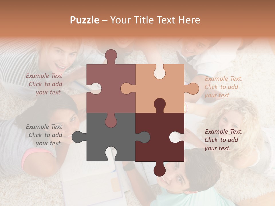 Education Friendship Men PowerPoint Template