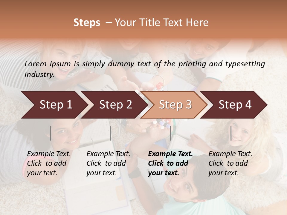 Education Friendship Men PowerPoint Template