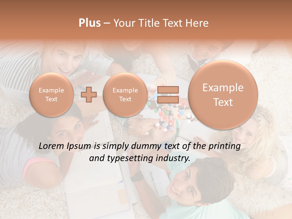 Education Friendship Men PowerPoint Template