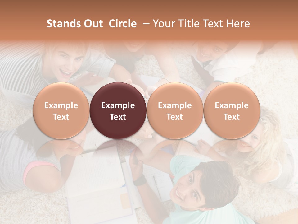 Education Friendship Men PowerPoint Template