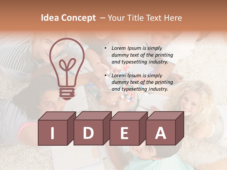 Education Friendship Men PowerPoint Template