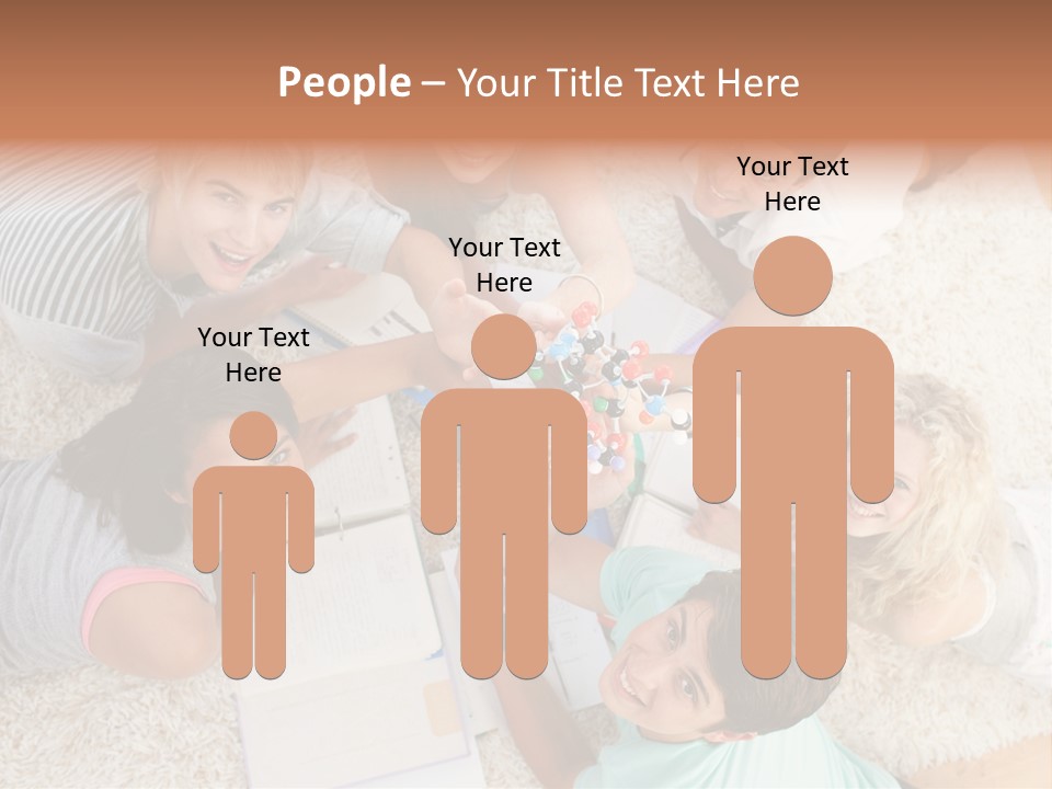 Education Friendship Men PowerPoint Template