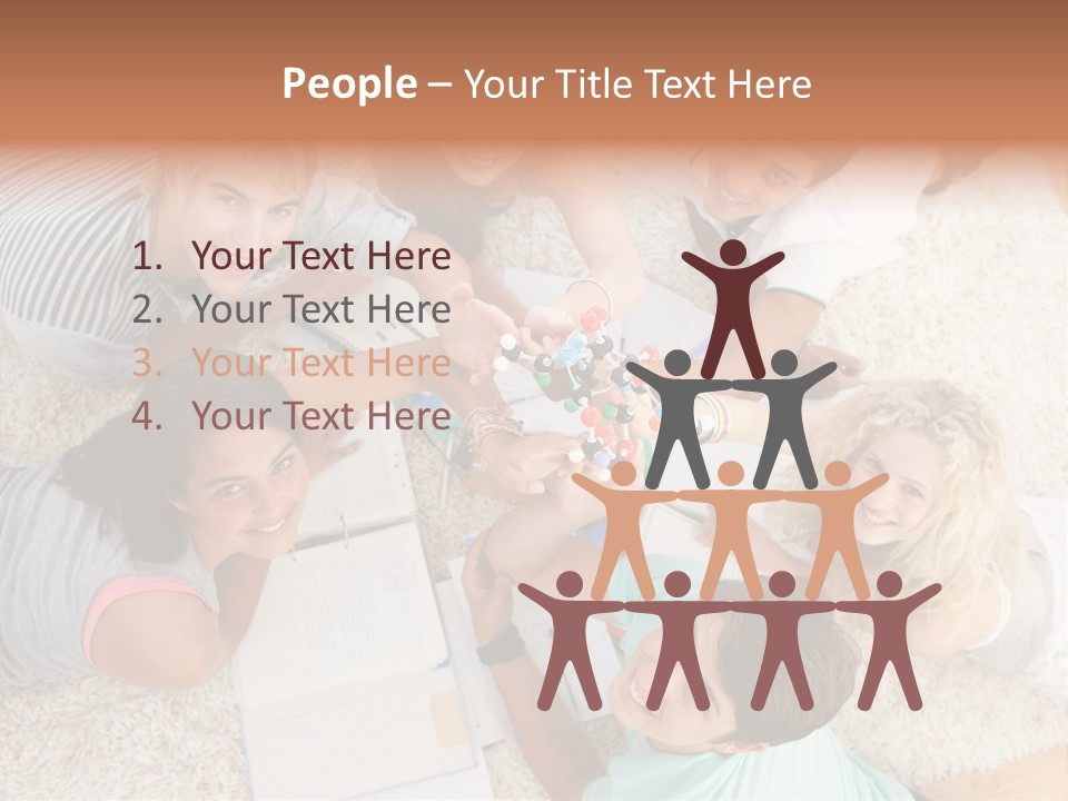 Education Friendship Men PowerPoint Template