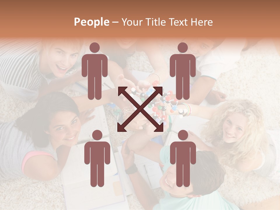 Education Friendship Men PowerPoint Template