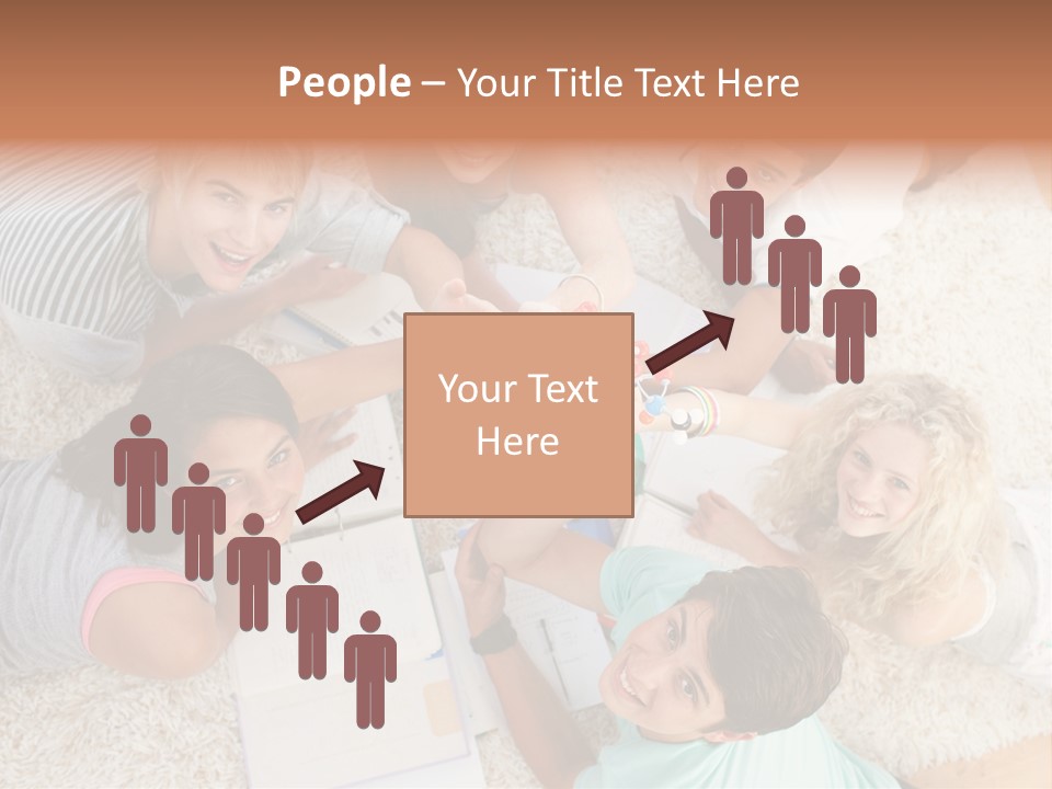 Education Friendship Men PowerPoint Template