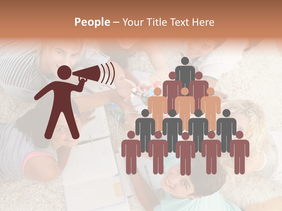 Education Friendship Men PowerPoint Template