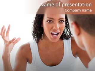 Intimidation Two Boy PowerPoint Template