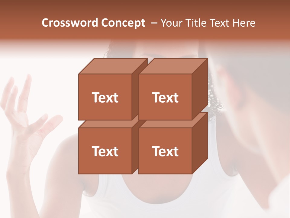 Intimidation Two Boy PowerPoint Template