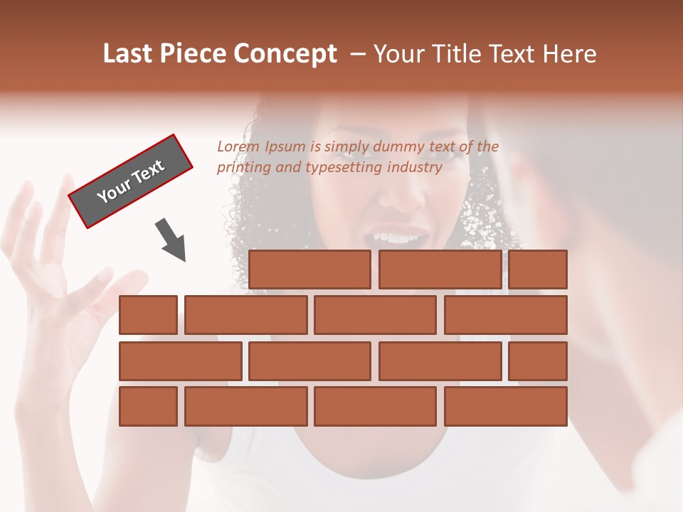 Intimidation Two Boy PowerPoint Template