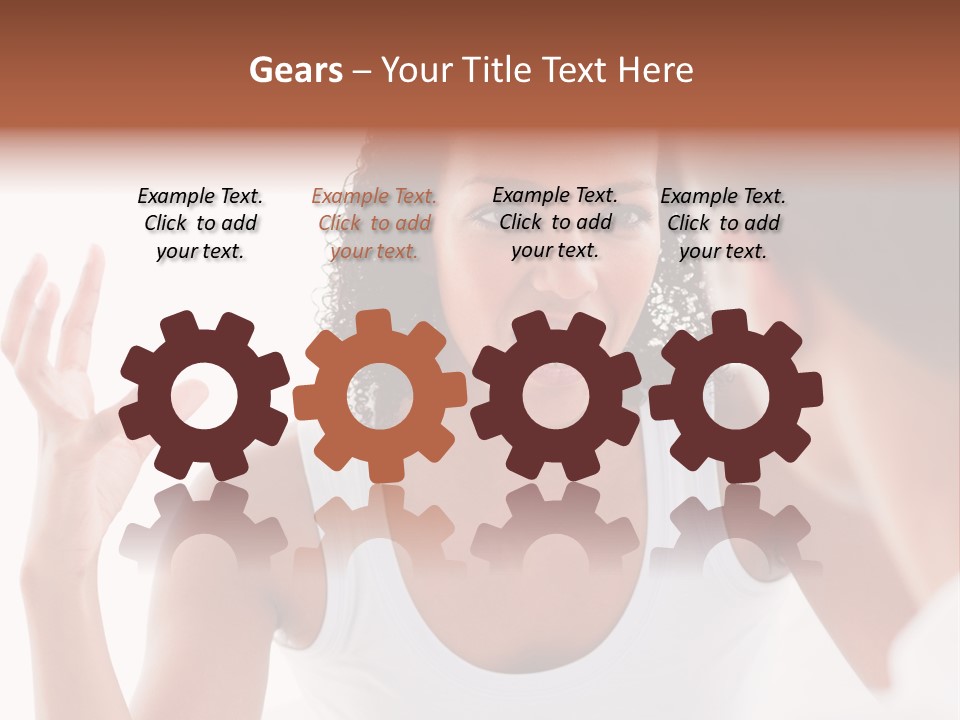 Intimidation Two Boy PowerPoint Template