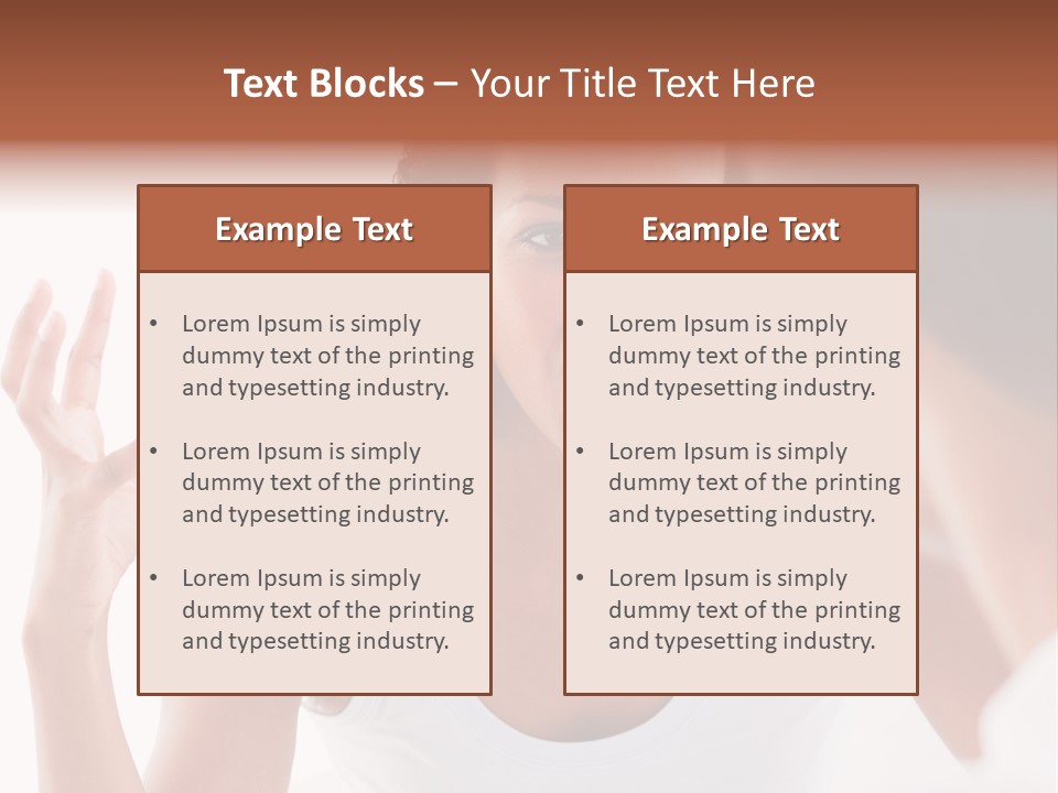 Intimidation Two Boy PowerPoint Template